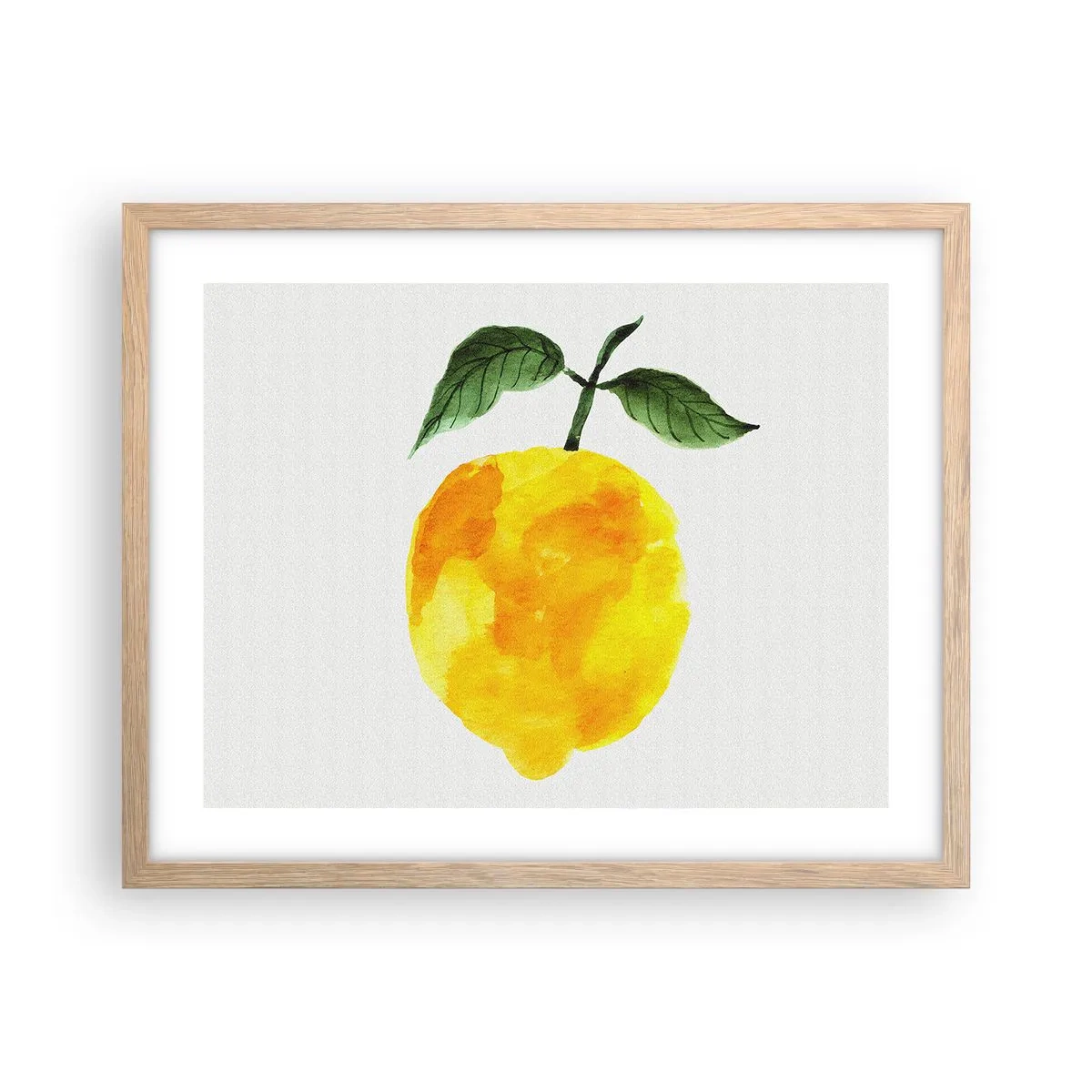 Plakat w ramie jasny dąb - Jak poznać smak słońca - 50x40 cm