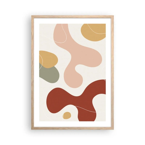 Plakat w ramie jasny dąb - Esy czy floresy? - 50x70 cm