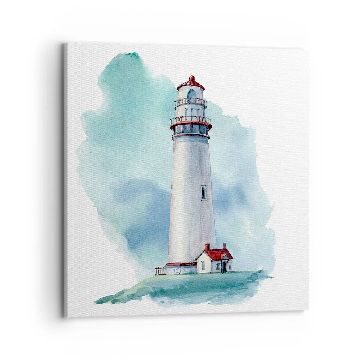 Obraz na płótnie - Łagodna siostra błękitu - 70x70 cm