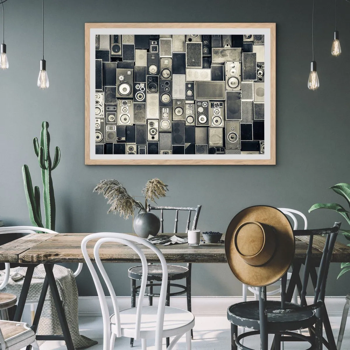 Plakat w ramie jasny dąb - I wszystko gra - 91x61 cm