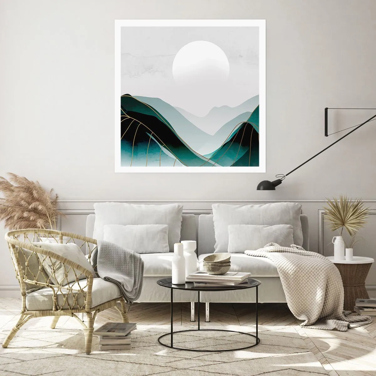 Plakat - W pełnym majestacie - 50x50 cm