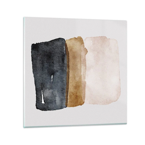 Obraz na szkle - Kompozycja barw ziemi - 50x50 cm