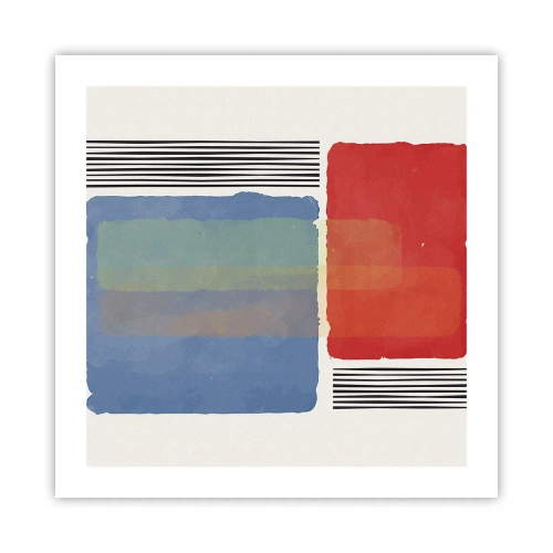 Plakat - Duch i litera geometrii - 50x50 cm