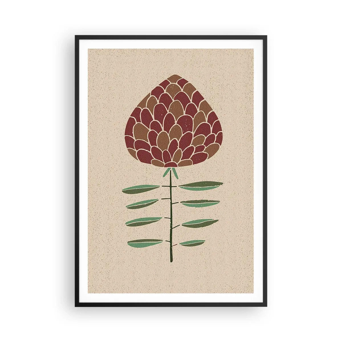 Plakat w czarnej ramie - Jak wielka szycha - 70x100 cm