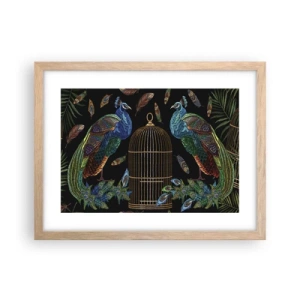 Plakat w ramie jasny dąb - W królewskich szatach - 40x30 cm