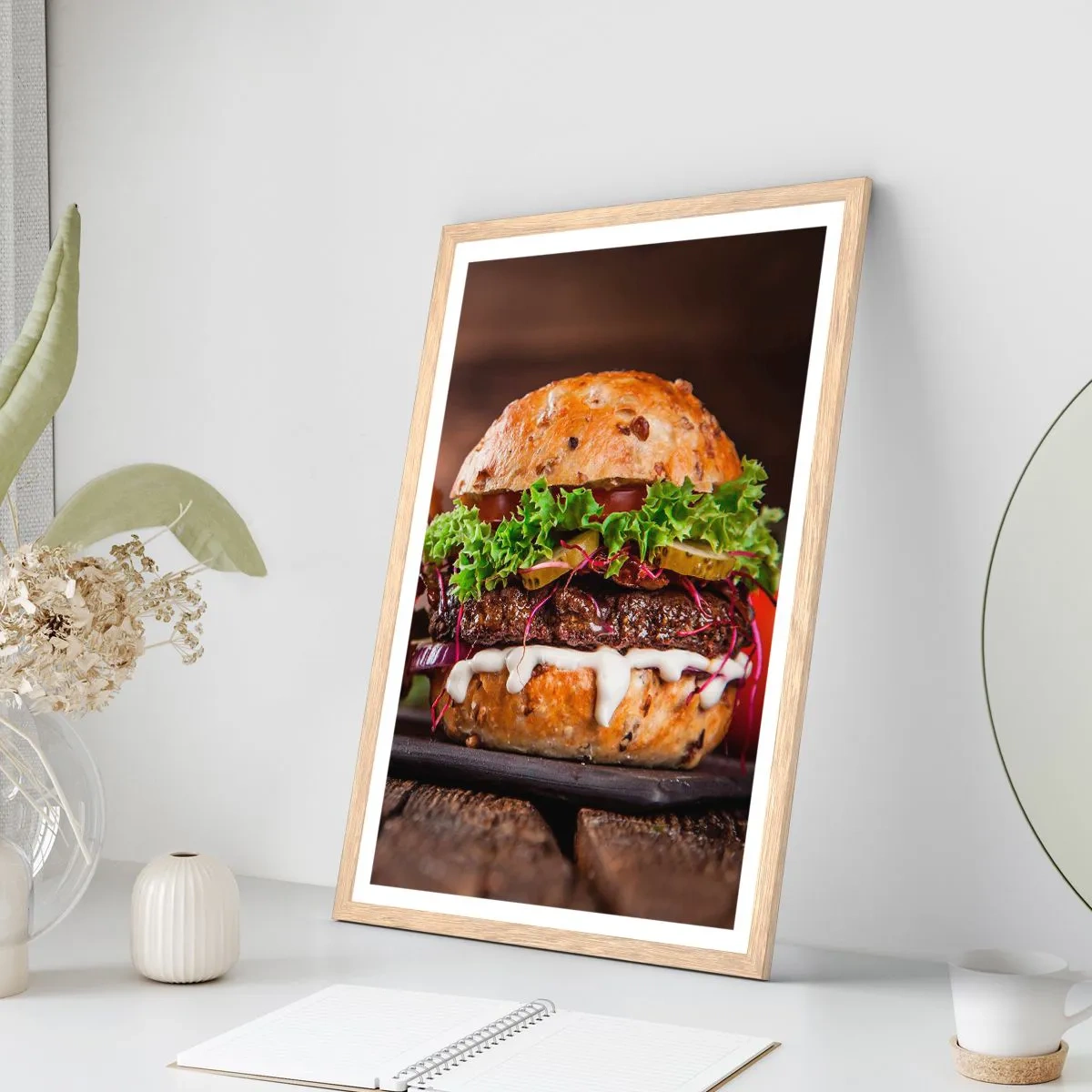 Plakat w ramie jasny dąb - American dream - 40x50 cm