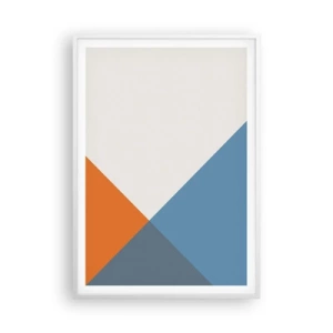 Plakat w białej ramie - Pod kątem… - 70x100 cm