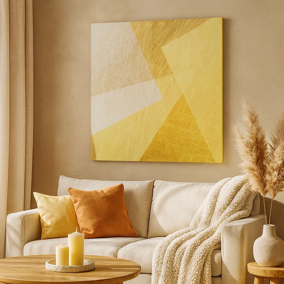 Obraz na płótnie - Pogoda geometrii - 30x30 cm