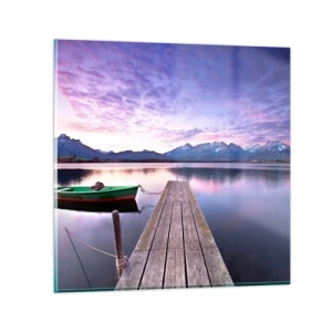 Obraz na szkle - Przyjazna cisza - 70x70 cm