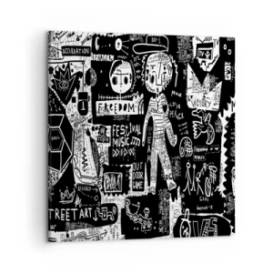 Obraz na płótnie - Duchowej młodości prawa i radości - 50x50 cm