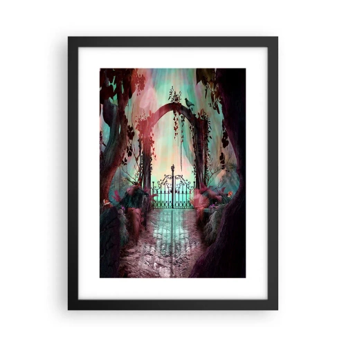 Plakat w czarnej ramie - Tajemniczy ogród - 30x40 cm