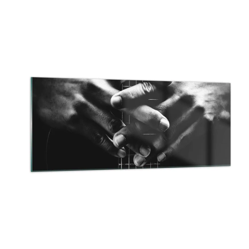Obraz na szkle - Modlitwa artysty - 100x40 cm