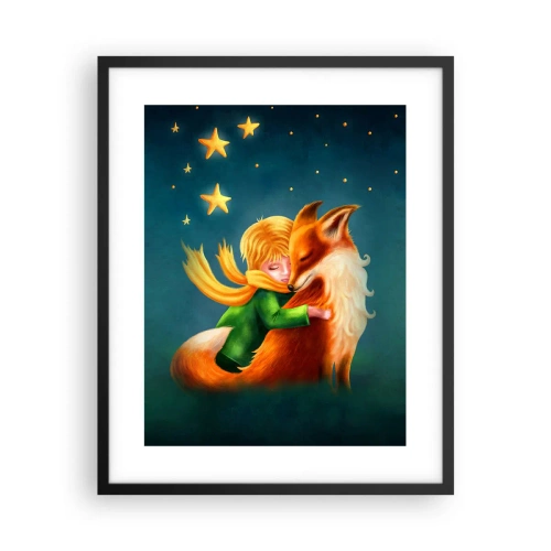 Plakat w czarnej ramie - Mały Książę - 40x50 cm