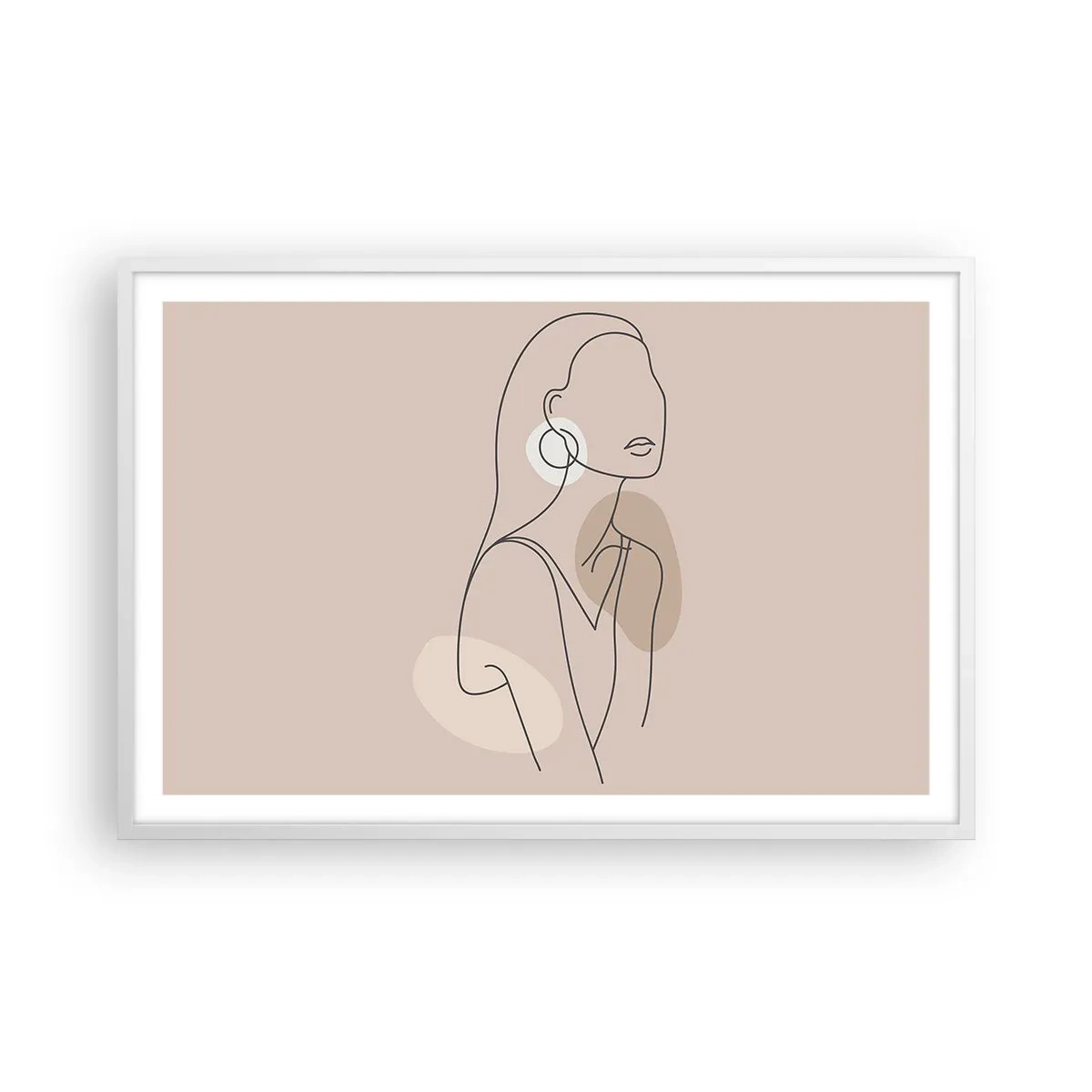 Plakat w białej ramie - Ikona dziewczęcości - 91x61 cm