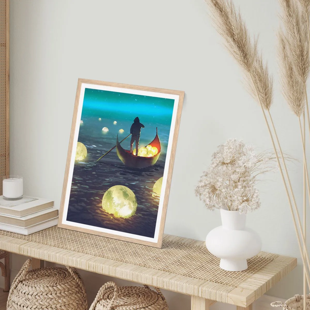 Plakat w ramie jasny dąb - Rzeczy, o których się filozofom nie śniło - 30x40 cm