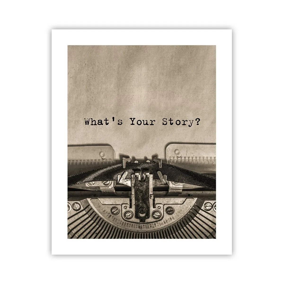 Plakat - Opowiedz mi - 40x50 cm