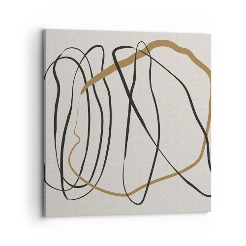 Obraz na płótnie - Kompozycja – taniec opętaniec - 70x70 cm