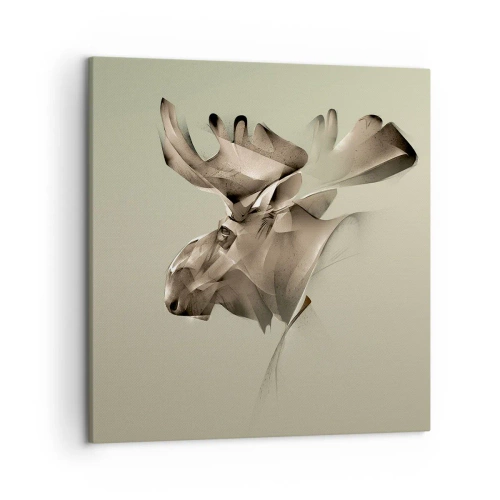 Obraz na płótnie - Łagodna siła spokoju - 50x50 cm