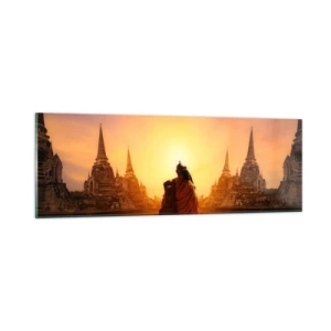 Obraz na szkle - W spokoju przez wieczność - 90x30 cm