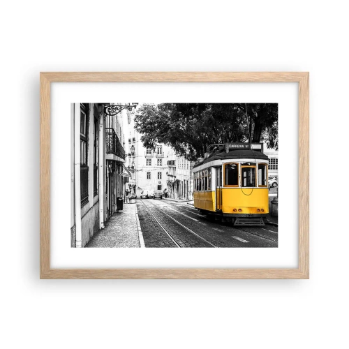 Plakat w ramie jasny dąb - I fado w tle - 40x30 cm