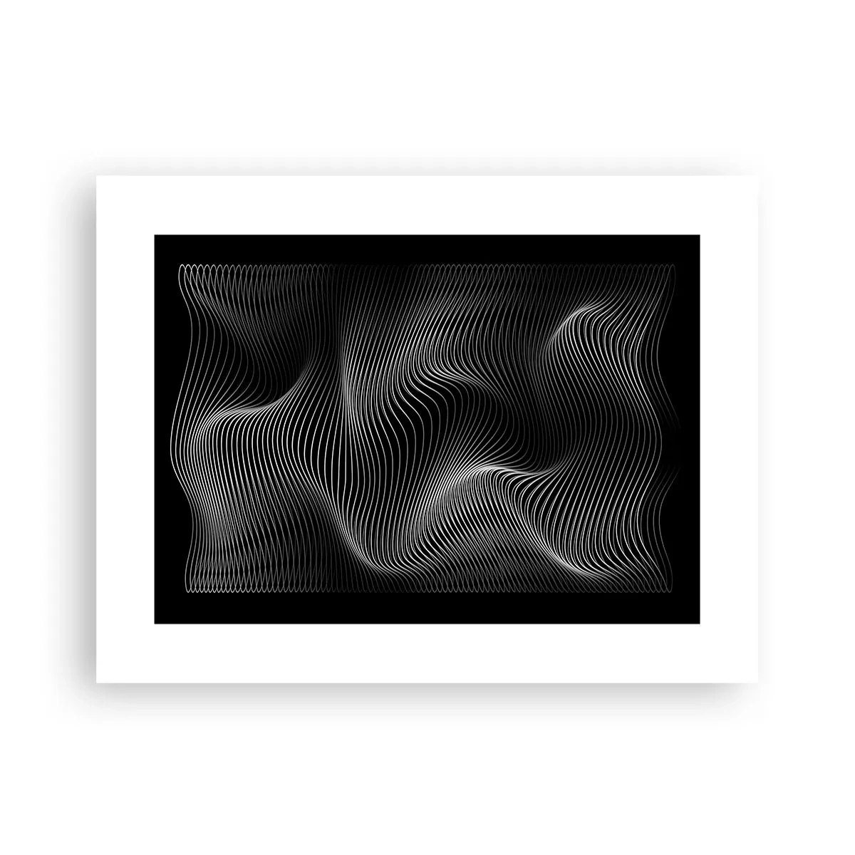 Plakat - Taniec światła w przestrzeni - 40x30 cm
