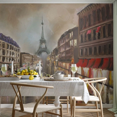 Fototapeta Premium Sand - Liczy się tylko ona - Wieża Eiffla, Miasto, Paryż - 350x256 cm