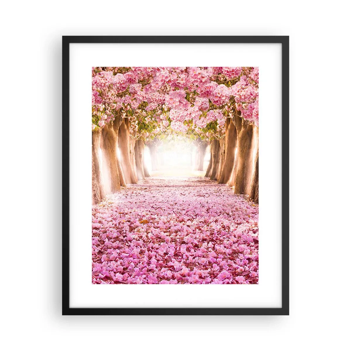 Plakat w czarnej ramie - Droga do raju - 40x50 cm