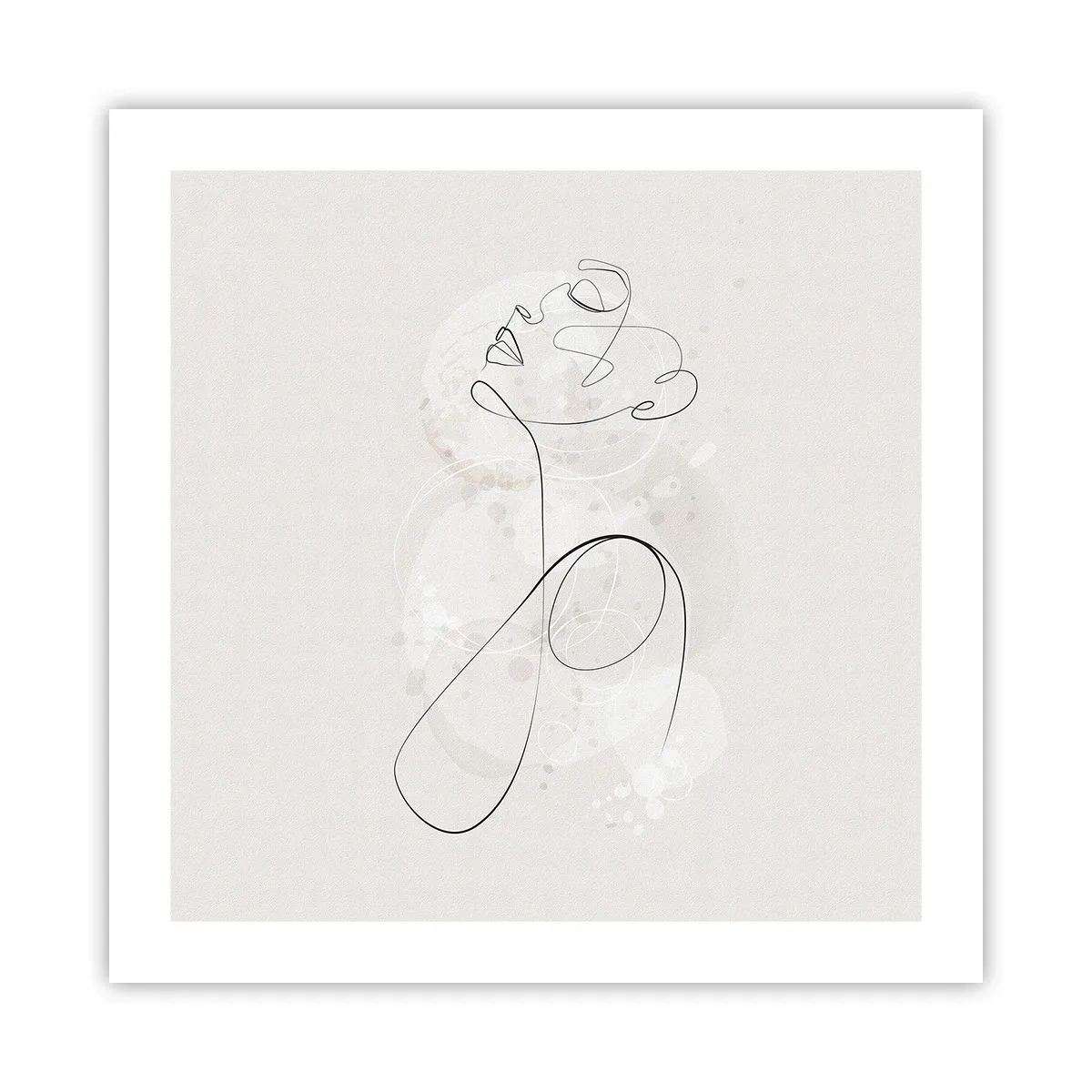 Plakat - Spirala piękna - 50x50 cm