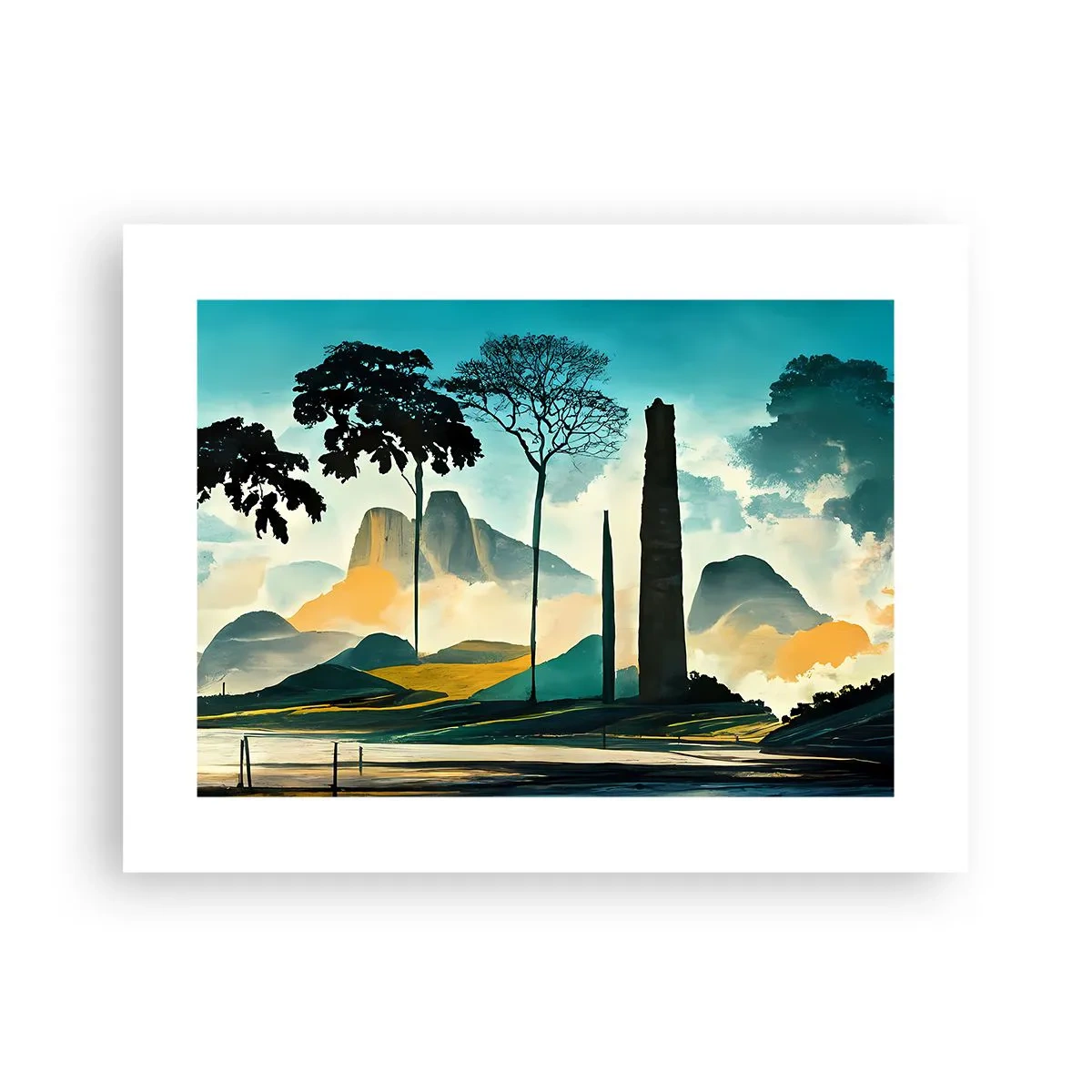 Plakat - Wciąż wyżej i wyżej - 40x30 cm