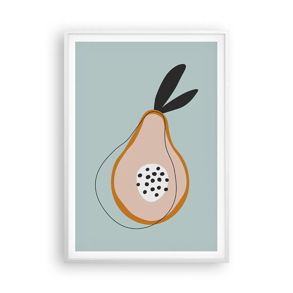 Plakat w białej ramie - Przeniknąć w naturę rzeczy - 70x100 cm