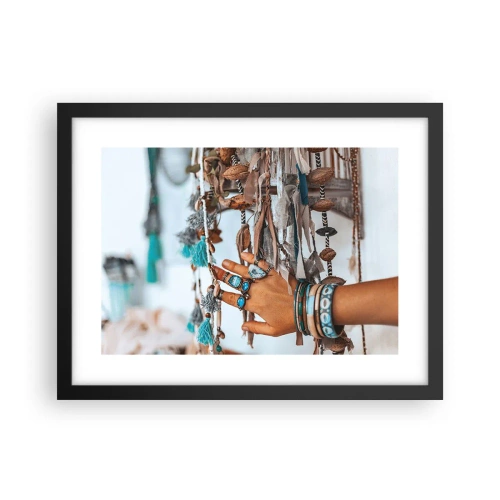 Plakat w czarnej ramie - Lokalne skarby - 40x30 cm