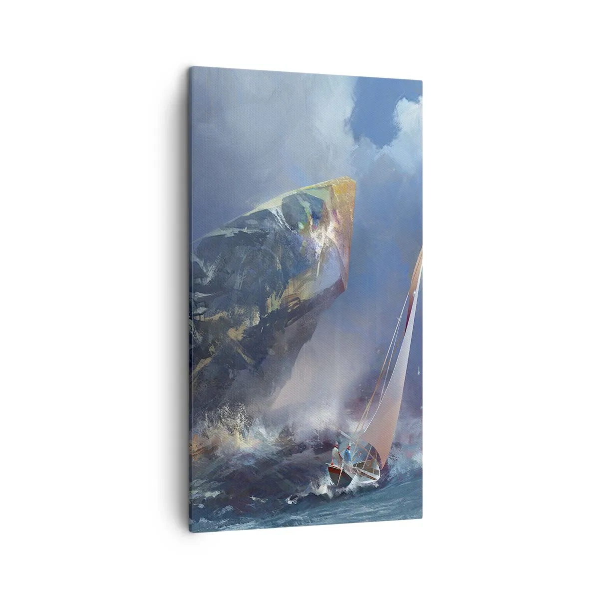 Obraz na płótnie - Kto ma odwagę, wygrywa - 45x80 cm