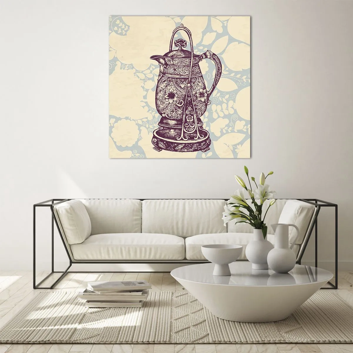 Obraz na szkle - Uroda codzienności - 60x60 cm