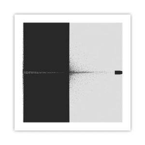 Plakat - Prosto do celu - 50x50 cm