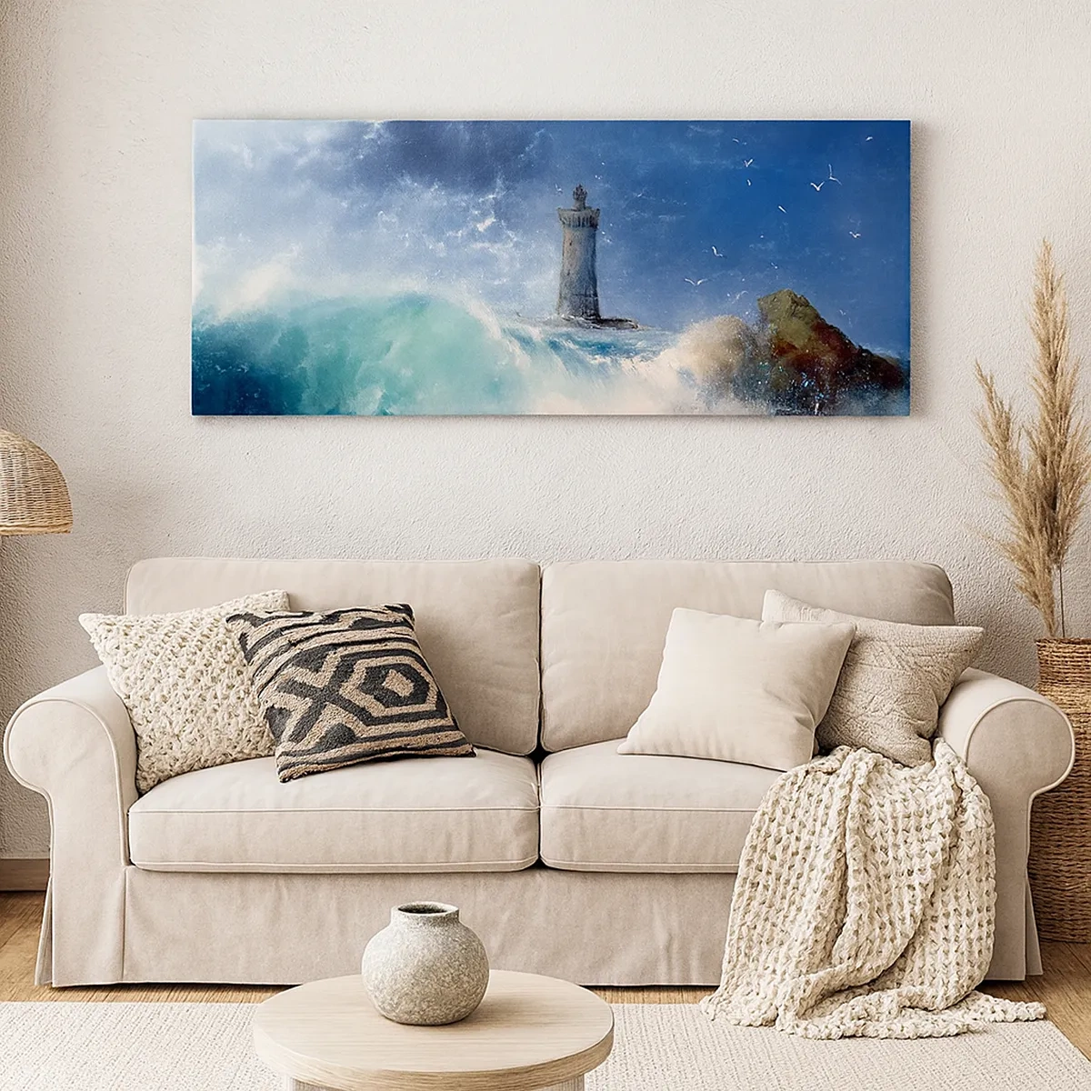 Obraz na płótnie - Na straży przeciw żywiołom - 30x30 cm