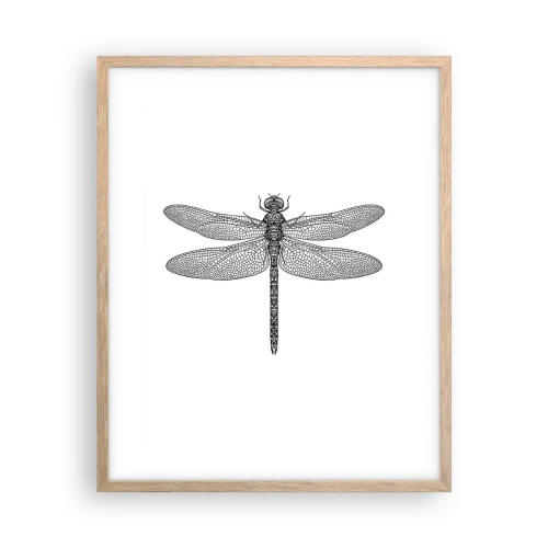 Plakat w ramie jasny dąb - Precyzja natury - 40x50 cm