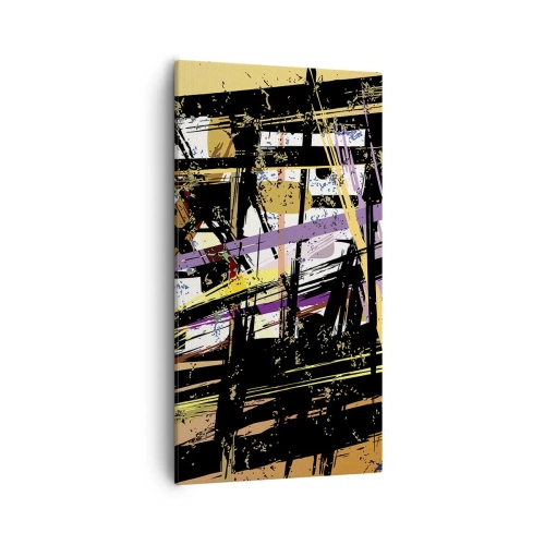 Obraz na płótnie - Ostre cięcie - 55x100 cm