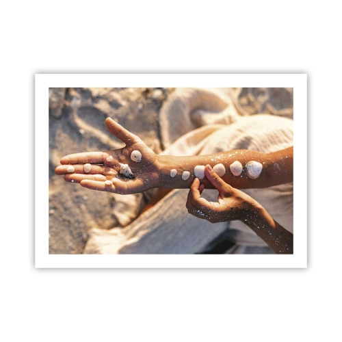 Plakat - Piękno w zasięgu ręki - 70x50 cm