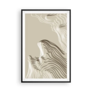 Plakat w czarnej ramie - Topografia sztuki - 61x91 cm