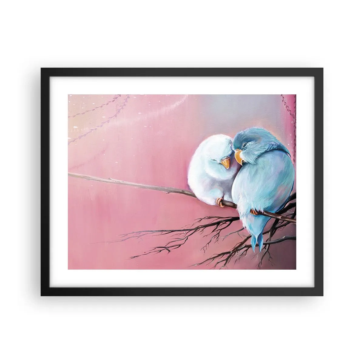 Plakat w czarnej ramie - Cóż tu dodać?… - 50x40 cm