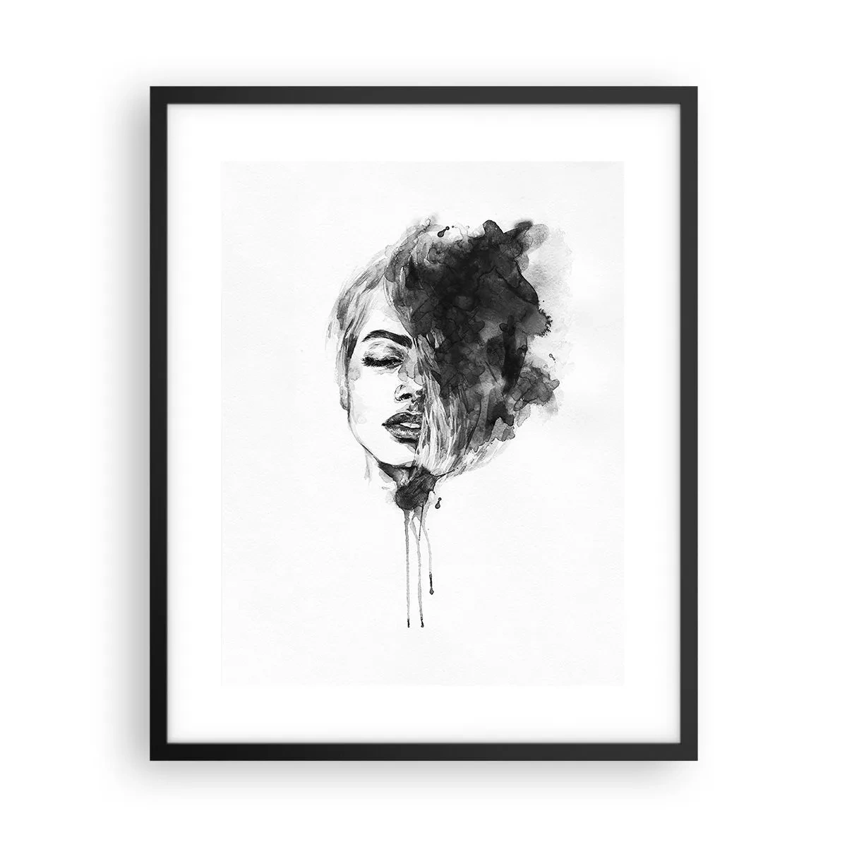 Plakat w czarnej ramie - O czym marzy dziewczyna - 40x50 cm