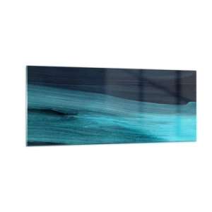 Obraz na szkle - Popłyń z nurtem - 100x40 cm