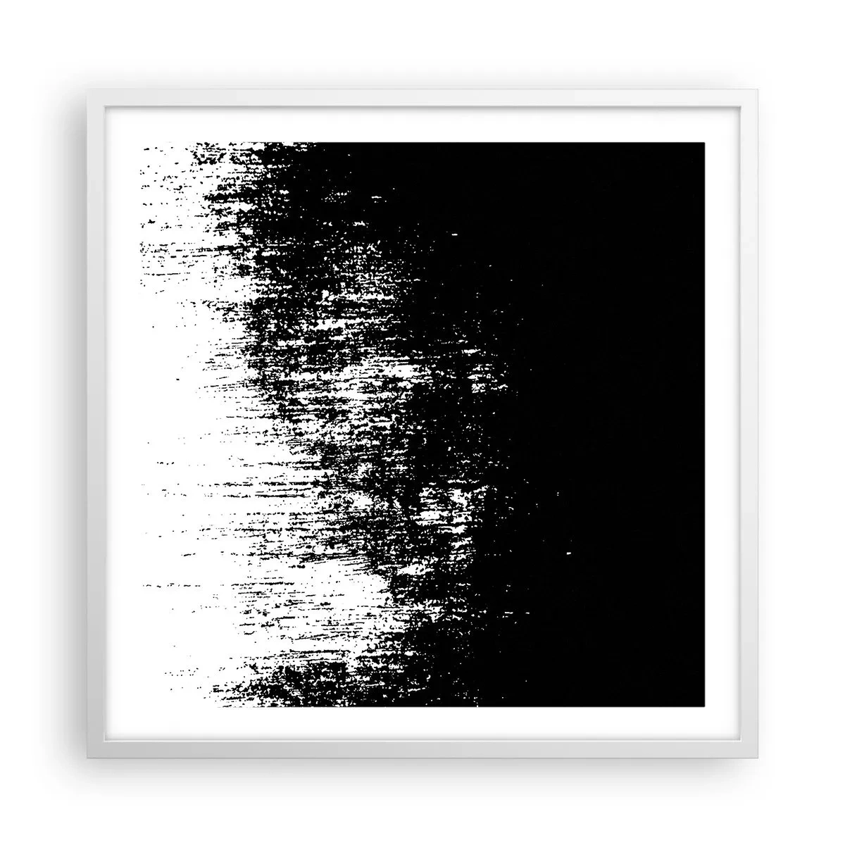 Plakat w białej ramie - I zwycięzcą jest… - 60x60 cm