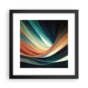 Plakat w czarnej ramie - Utkane z barw - 30x30 cm