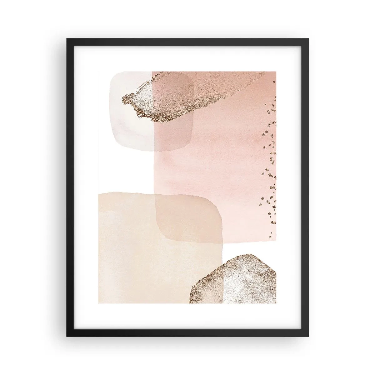 Plakat w czarnej ramie - Spojrzenie przez kolor - 40x50 cm