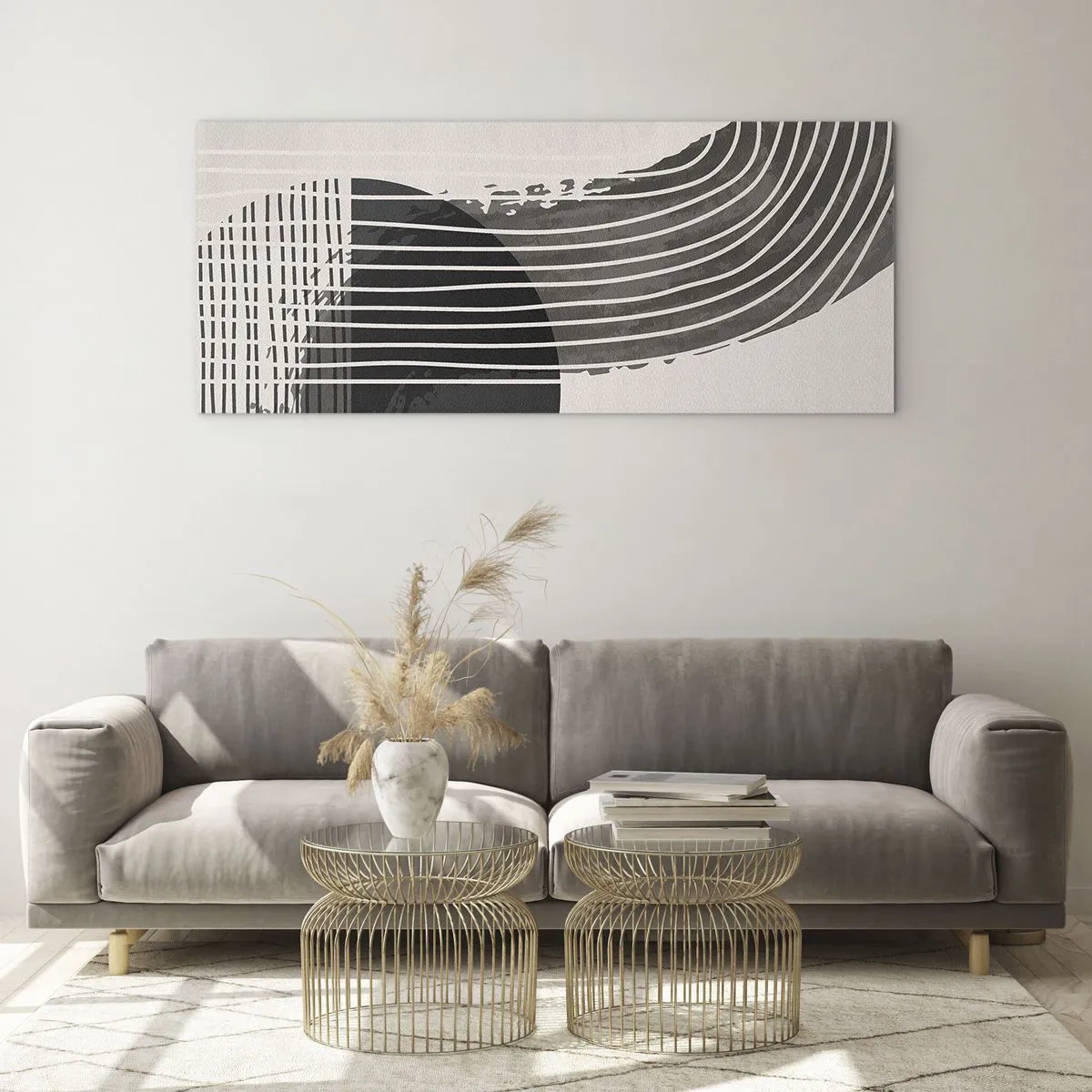 Obraz na szkle - Tam i z powrotem - 100x40 cm