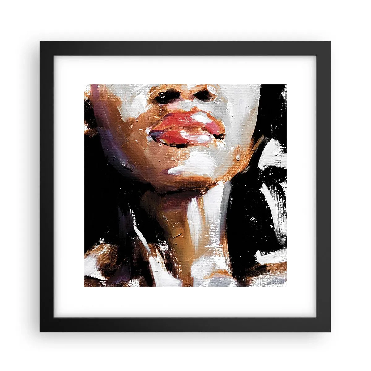Plakat w czarnej ramie - Duma bez uprzedzeń - 30x30 cm