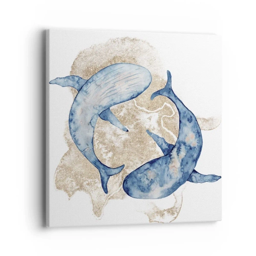 Obraz na płótnie - Przyjaźń czy kochanie? - 40x40 cm