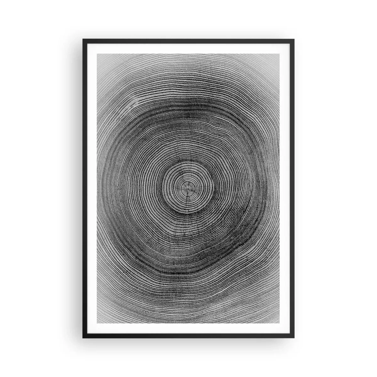 Plakat w czarnej ramie - Znak czasu - 70x100 cm