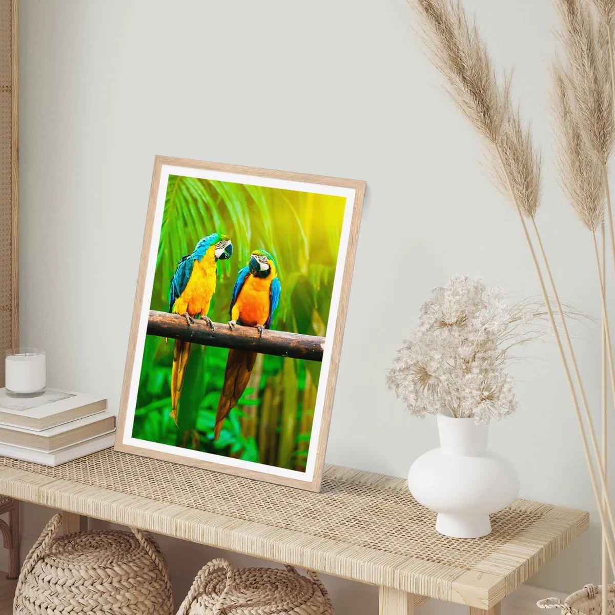 Plakat w ramie jasny dąb - A słyszałaś, że ona…? - 30x40 cm